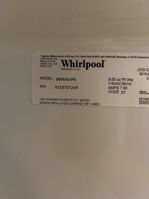 Used Whirlpool Fridge - Image 6